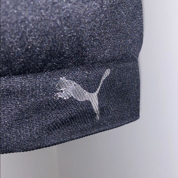 New Women's Puma Black Racerback Sports Bra - Picture 5 of 13